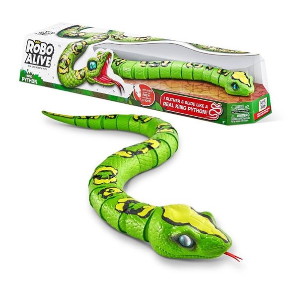 Robo Alive 31 inch King Python Snake Robotic Toy Pet Figure Robot Snake by ZURU - Picture 5 of 5